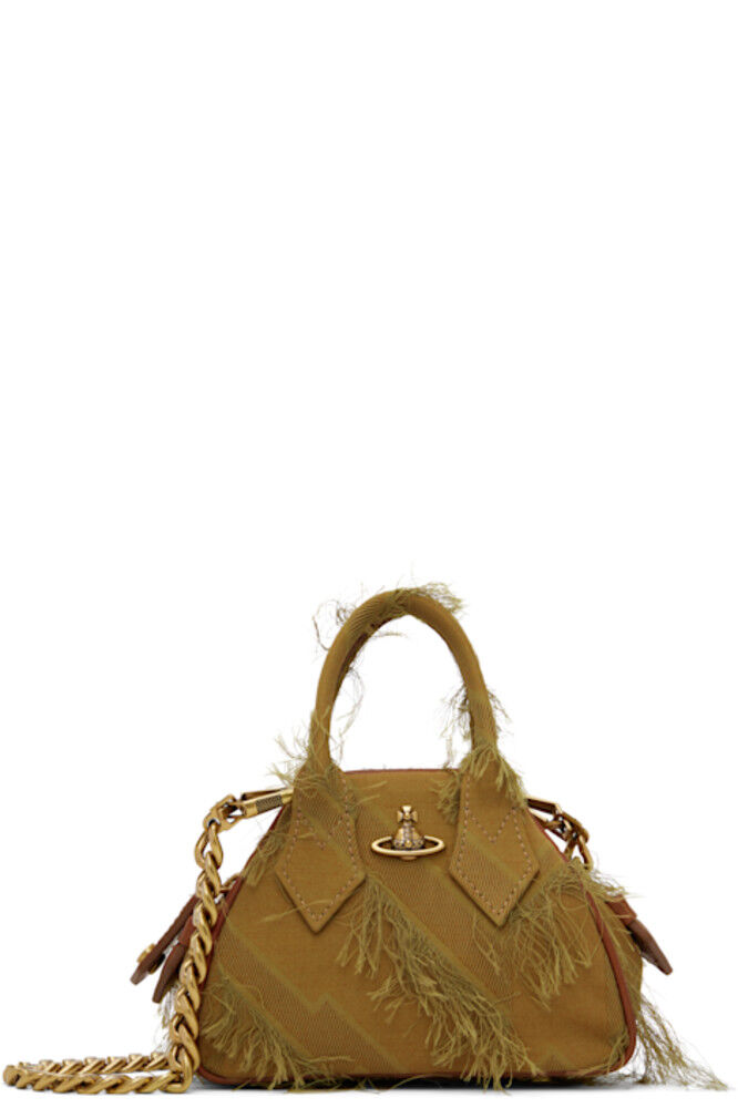

Коричневая мини-сумка Yasmine Chain Vivienne Westwood