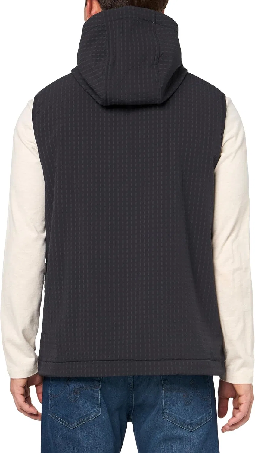 Толстовка-безрукавка Adidas Golf Men's Ultimate365 Tour WIND.RDY на молнии, черный — фото 2