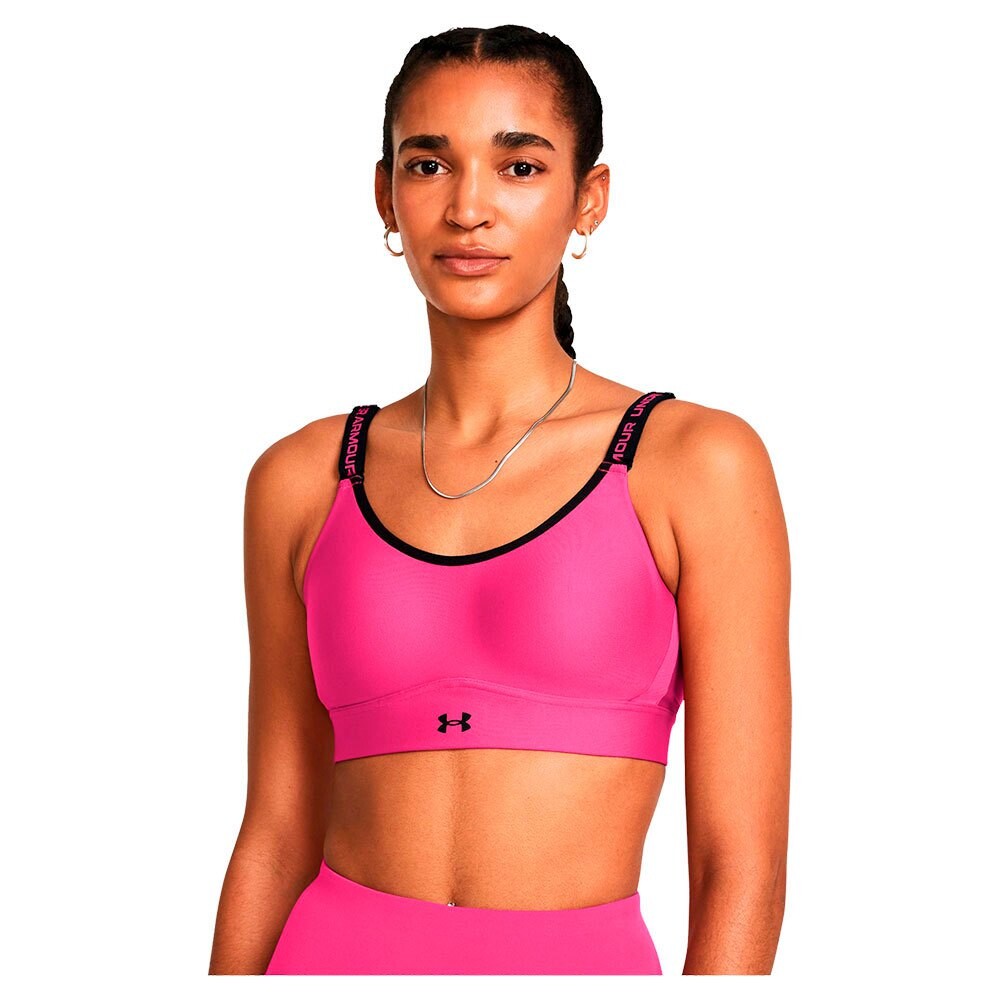 

Спортивный бюстгальтер Under Armour Infinity 2.0, розовый