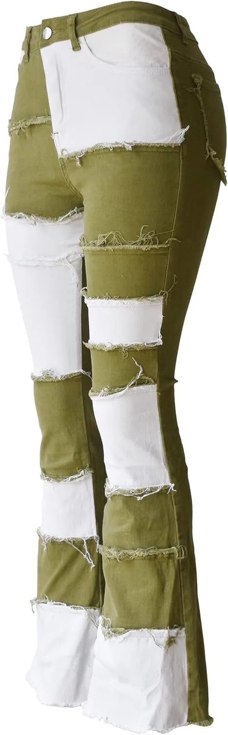 

Aodrusa женские джинсы с потертостями и рваным краем, высокие, в стиле Y2k