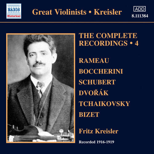 

CD диск Kreisler, Fritz: V 4: Complete Solo Recordings