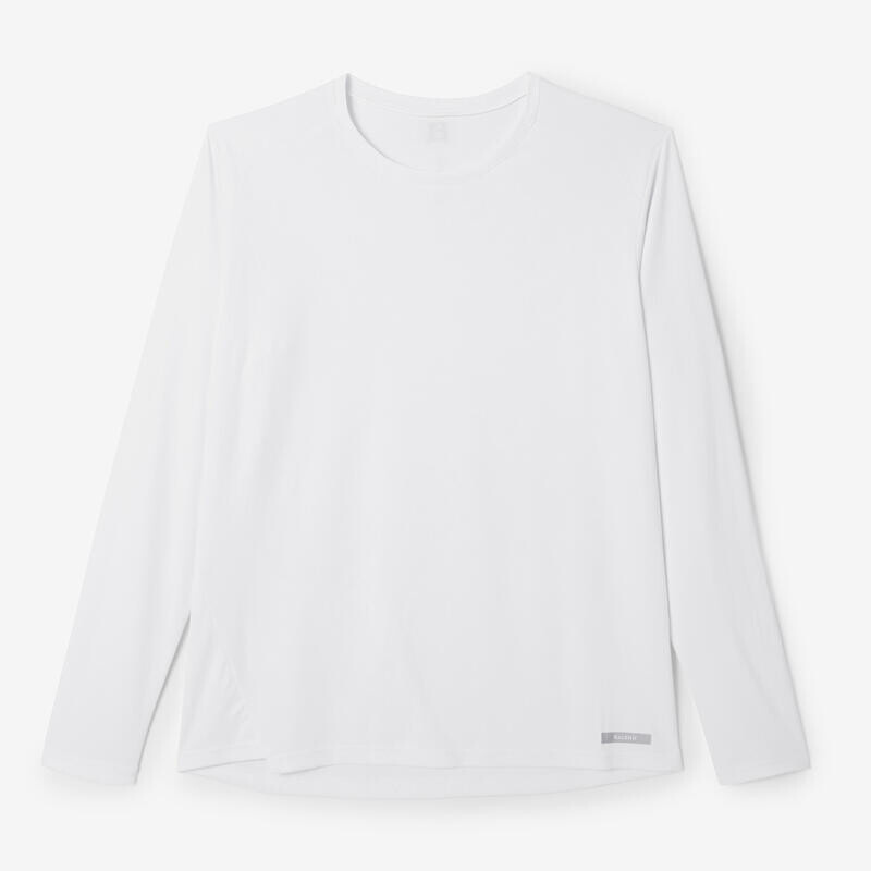 

Рубашка для бега с длинным рукавом Run Sun Protect женская белая KALENJI, цвет weiss