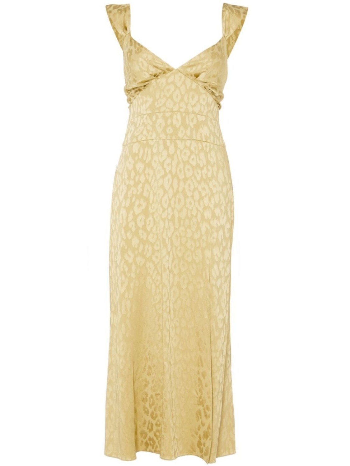 

Платье миди Willow Temperley London, золотой