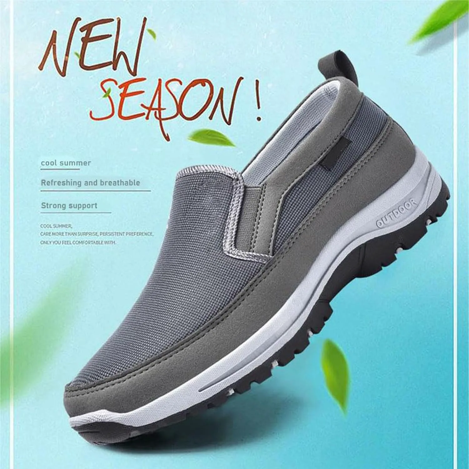 

Мужская обувь, мужские слипоны с поддержкой свода стопы, холщовые лоферы, ортопедические кроссовки для улицы StoneLiquid, синий