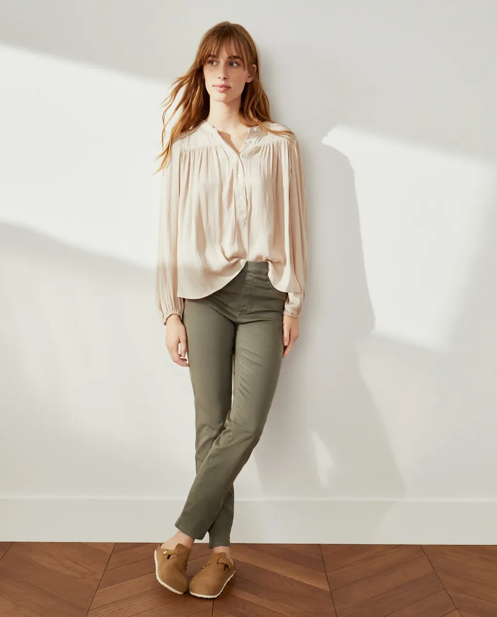 

Джинсы прямые гладкие Southern Cotton, хаки