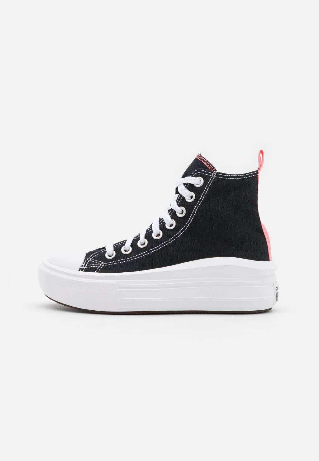 

Высокие кеды Chuck Taylor All Star Move Converse, цвет black/pink salt/white