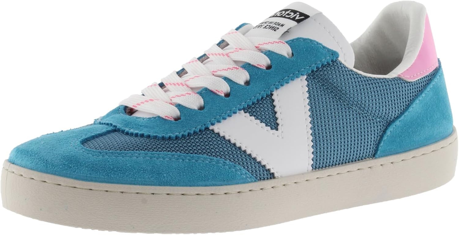 

Victoria Berlin, кроссовки унисекс для взрослых из сетки и замши, бирюзовый