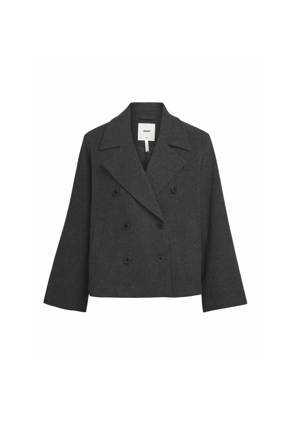 

Легкая куртка OBJKEILY SHORT JACKET Object, цвет Mottled Dark Grey