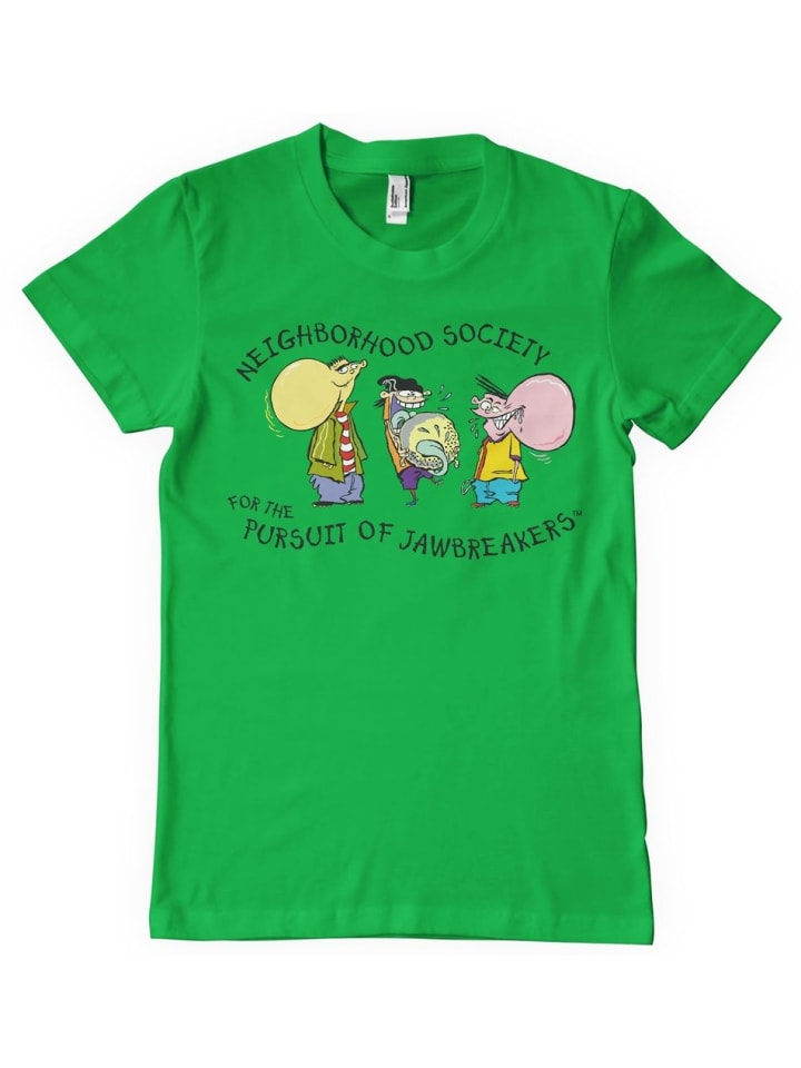 

Cartoon Network Футболка "Ed, Edd n Eddy Neighborhood Society T-Shirt" зеленого цвета, Зеленый, Cartoon Network Футболка "Ed, Edd n Eddy Neighborhood Society T-Shirt" зеленого цвета