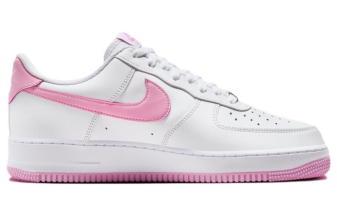 Мужские кроссовки для скейтбординга Nike Air Force 1, Белый/Розовый — фото 2