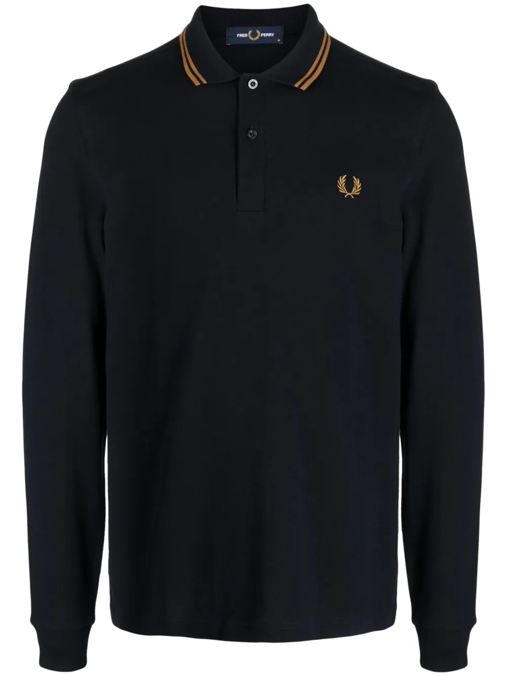 

Рубашка поло с вышитым логотипом Fred Perry, синий