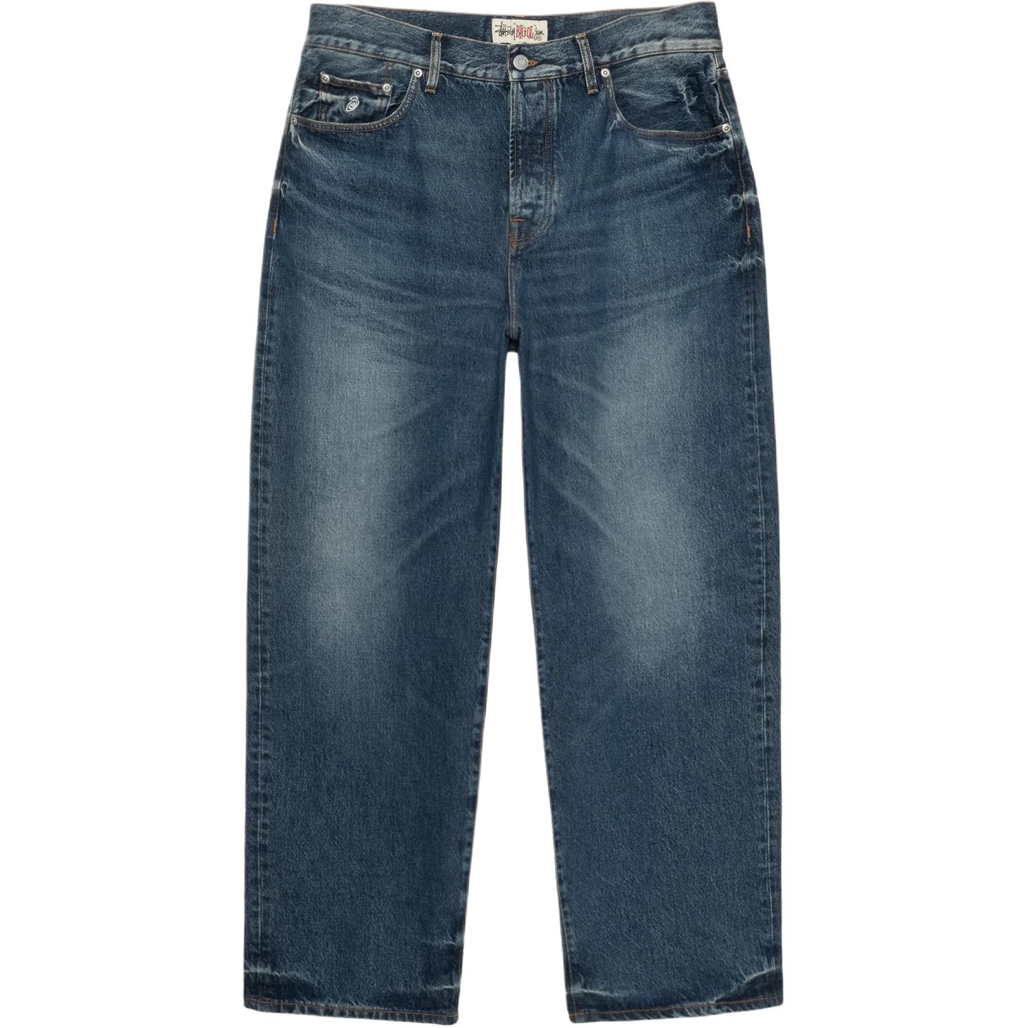 Большие винтажные джинсы denim Stussy, индиго — фото 3
