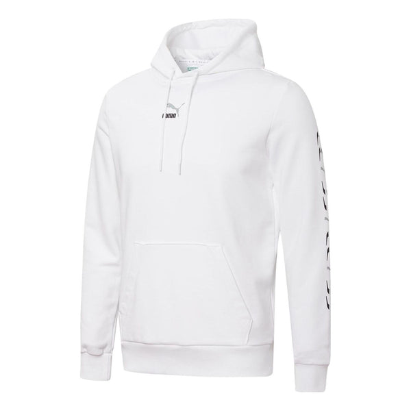 

Толстовка elevate hoodie 'white' Puma, белый