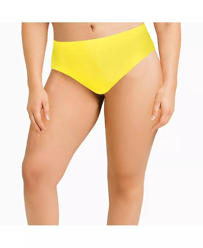 

Женские бикини-трусики с высокой посадкой Cheeky Swimsuits for All, желтый