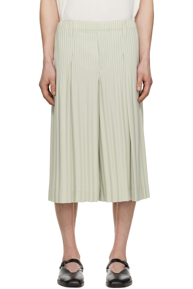 

Шорты с плиссировкой 1 Homme Plissé Issey Miyake, серый