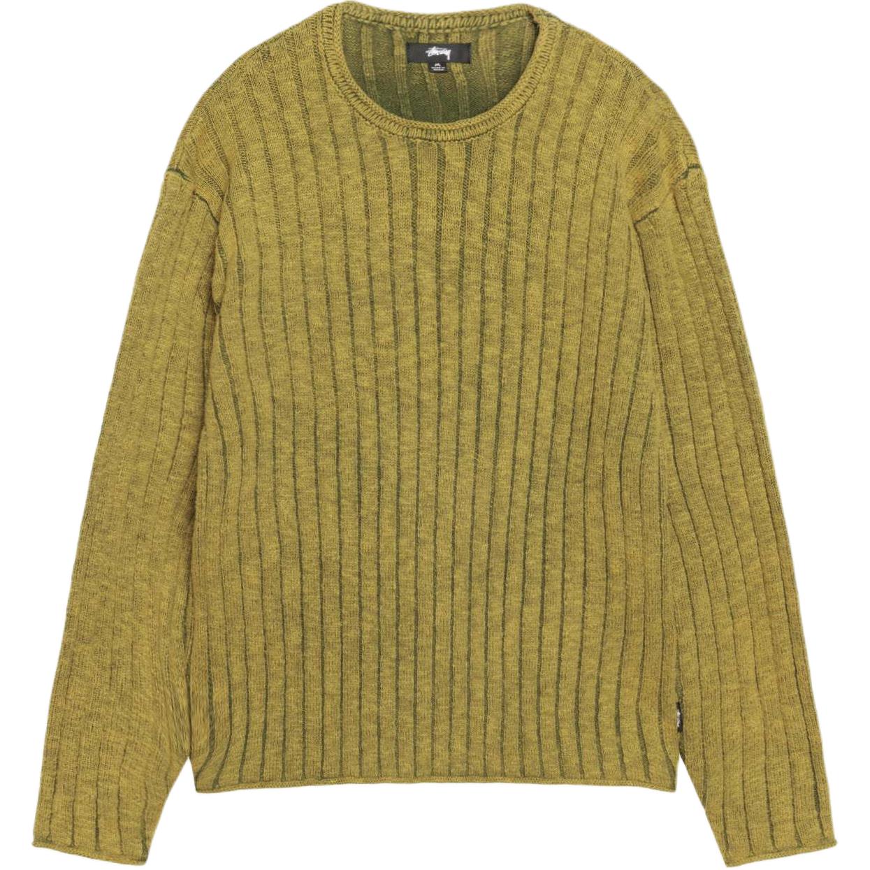 

Хлопковая ребристая майка Slub Stussy, черная