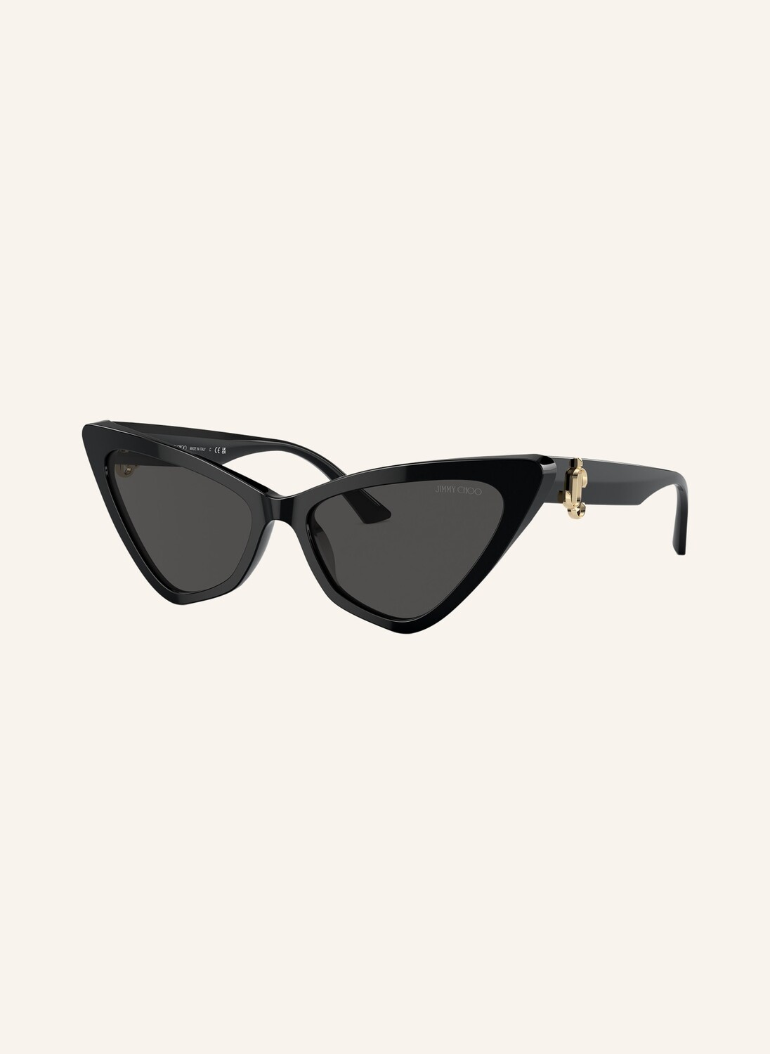 

Солнцезащитные очки jc5008 JIMMY CHOO, черный/темно-серый