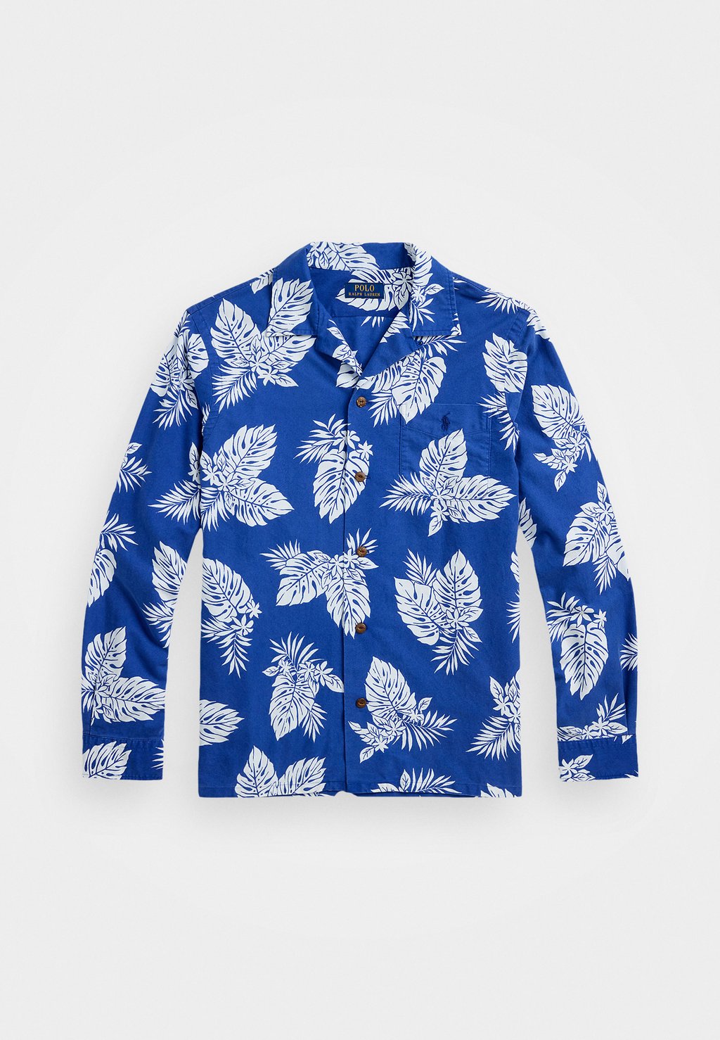 

Рубашка CLASSIC FIT MONSTERA-PRINT OXFORD SHIRT Polo Ralph Lauren, темно-синий