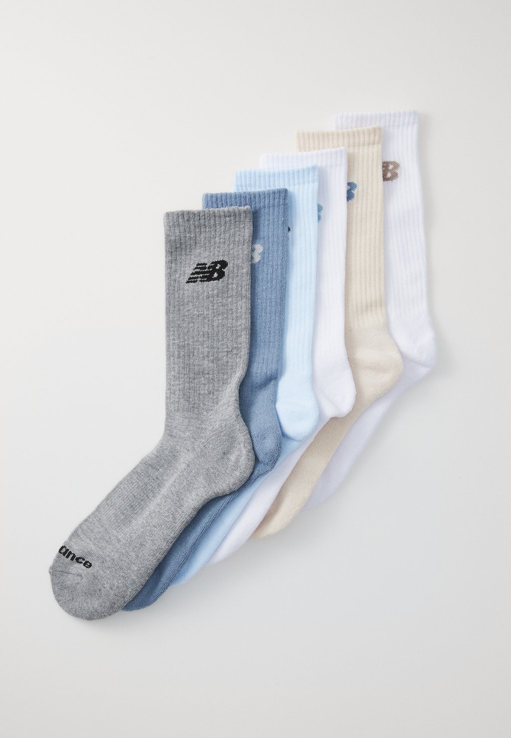 

Спортивные носки PERFORMANCE CREW SOCKS UNISEX 6 PACK New Balance, белый