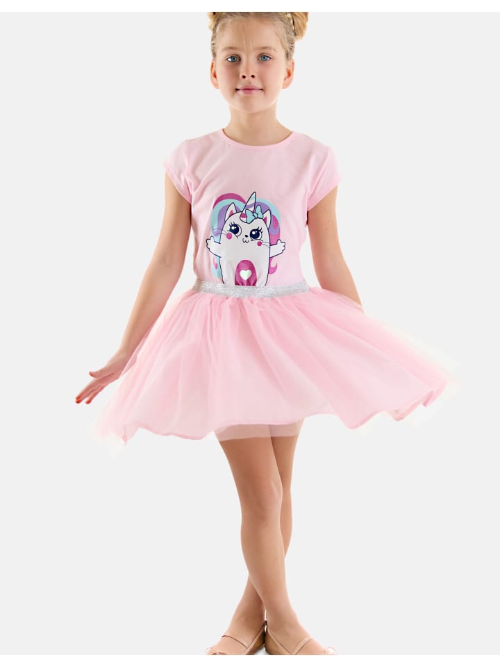 

Платье Denokids, розовый