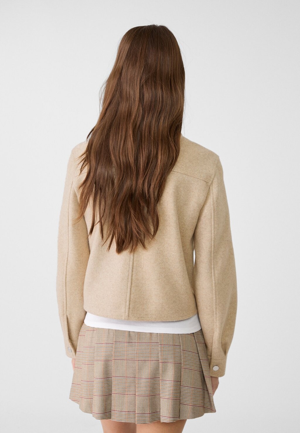 

Летняя куртка SOFT Stradivarius, цвет Mottled Brown