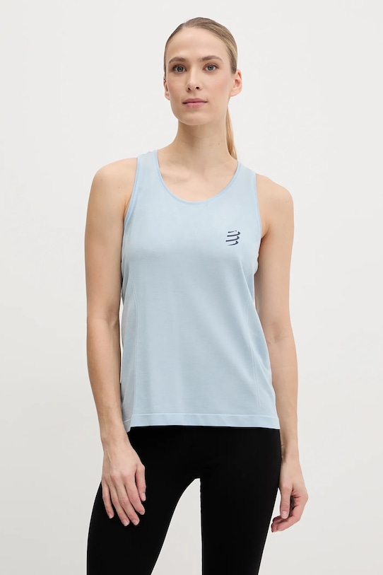 

Майка для бега Singlet Compressport, синий