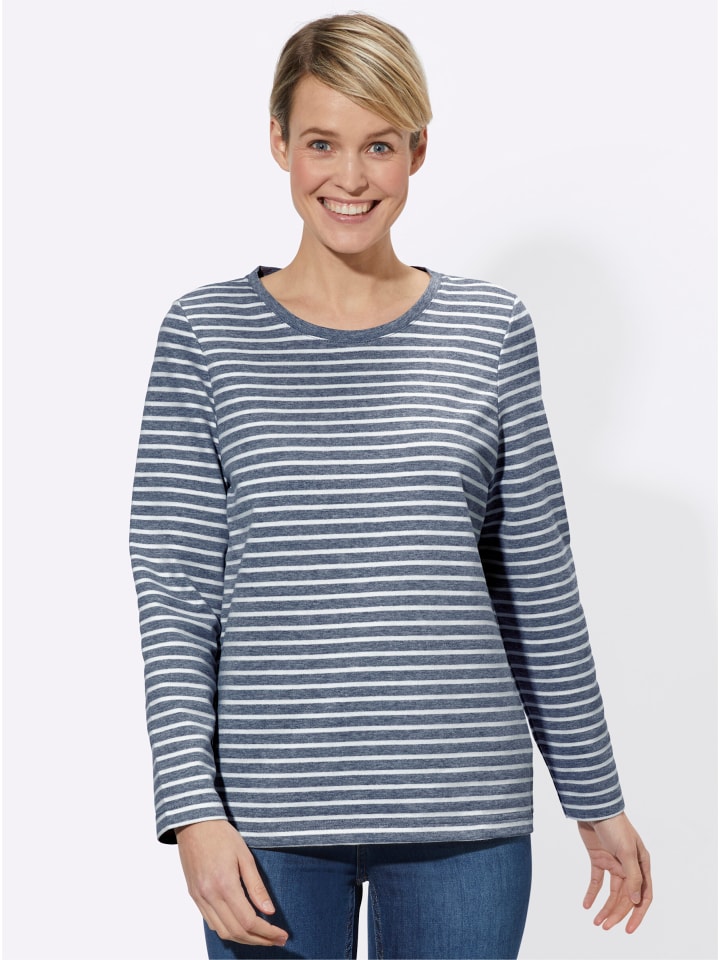 

Рубашка с длинными рукавами из джинсовой ткани в синюю полоску WITT WEIDEN