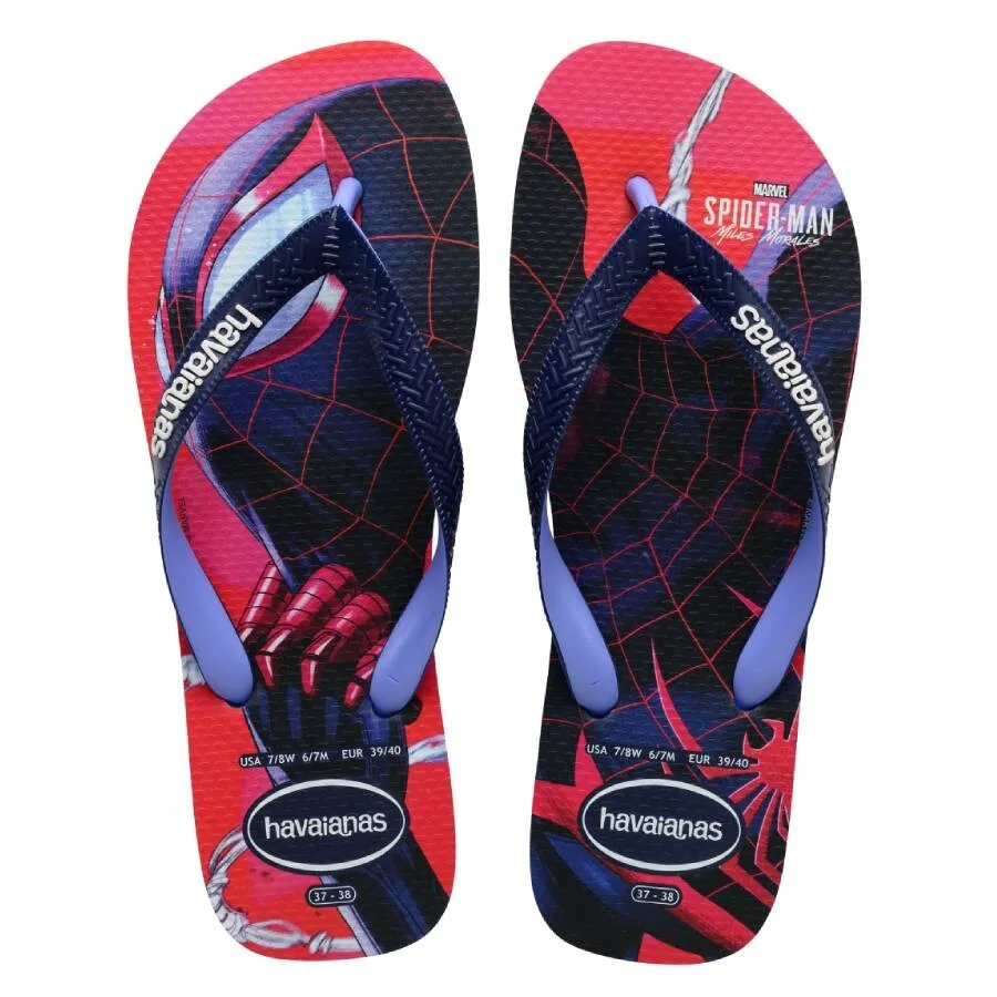Детские вьетнамки Havaianas Marvel Top, синий — фото 2