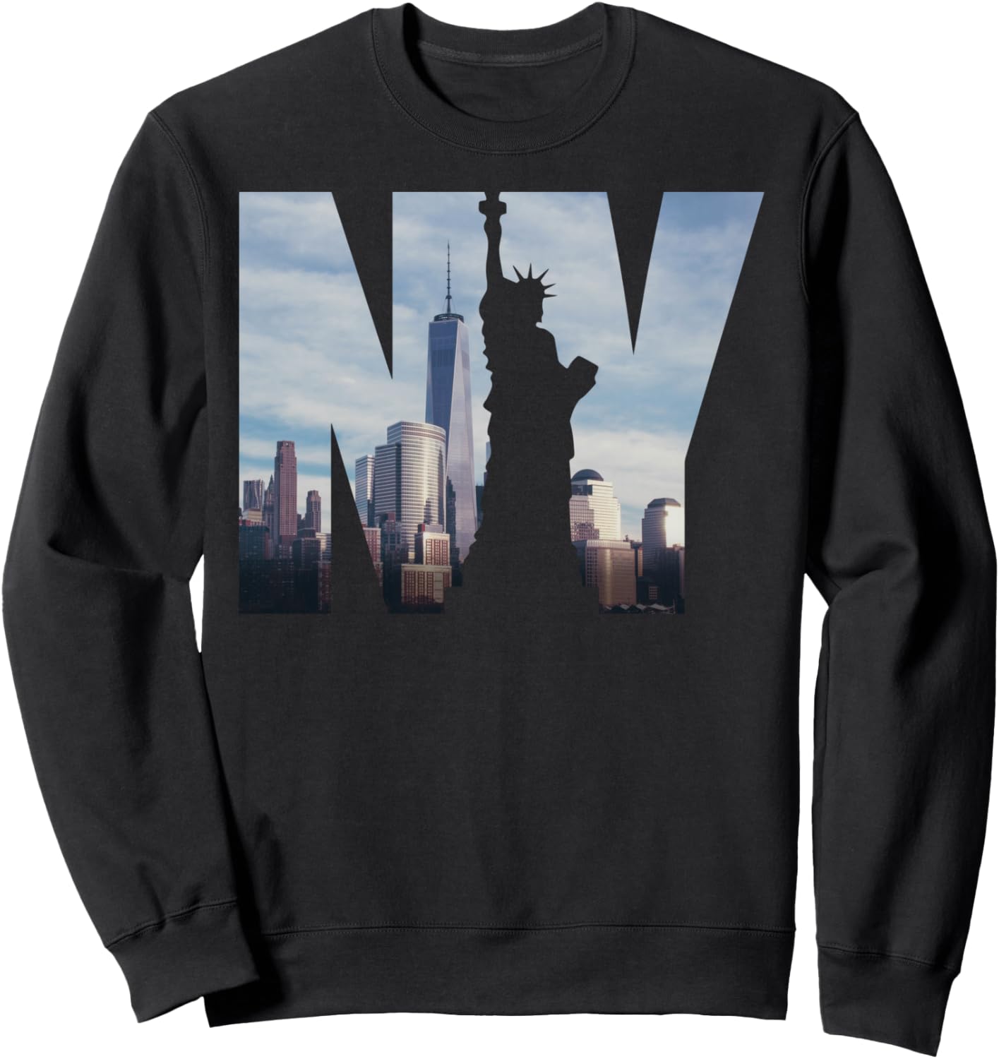 

Стильные толстовка с графическим изображением нью-йоркского горизонта, толстовка с символикой Нью-Йорка Bahaa'S Tee, черный