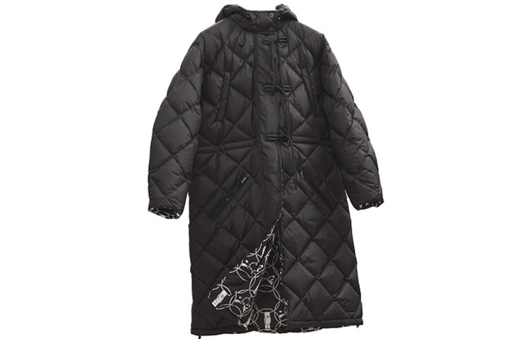 

Пуховик женский черный Hermes