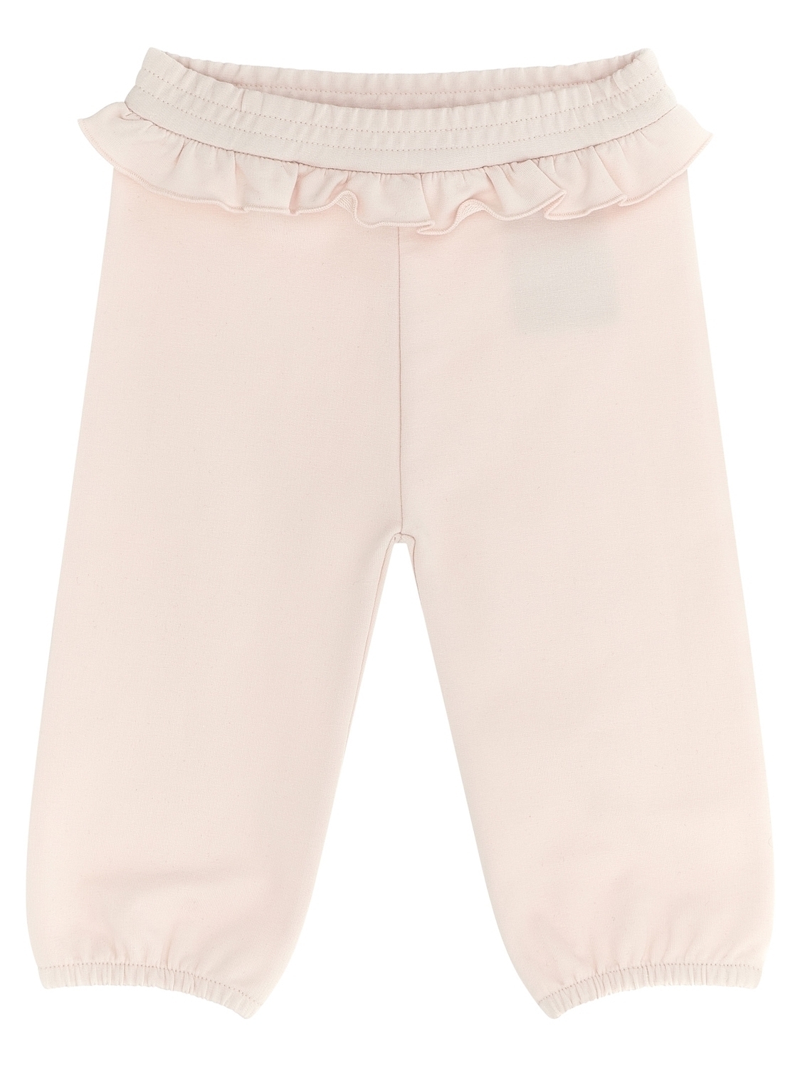 Комплект: худи и джоггеры с оборками Moncler Enfant, розовый — фото 2