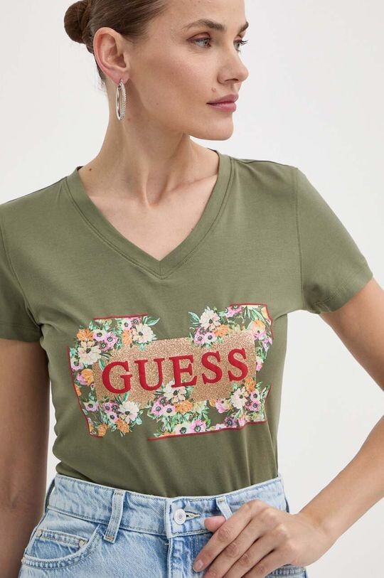 

Футболка Guess, зеленый