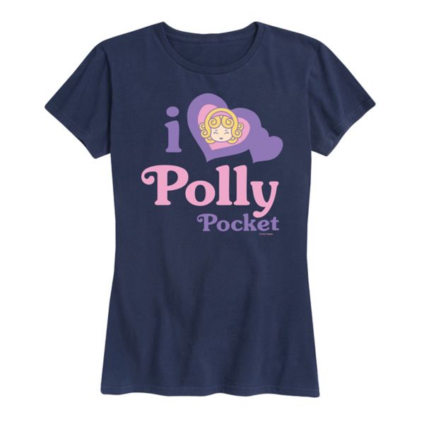 

Женская футболка с принтом "Love" Polly Pocket, синий