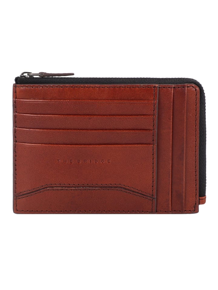 

Кошелек The Bridge Fillipo Kreditkartenetui RFID Schutz Leder 12.5 cm, цвет marrone
