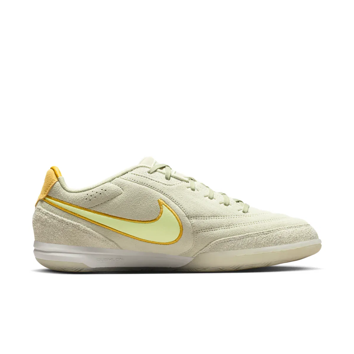Мужские низкие футбольные бутсы Tiempo Streetgato LE для игры в помещении/на корте Nike, зеленый — фото 3