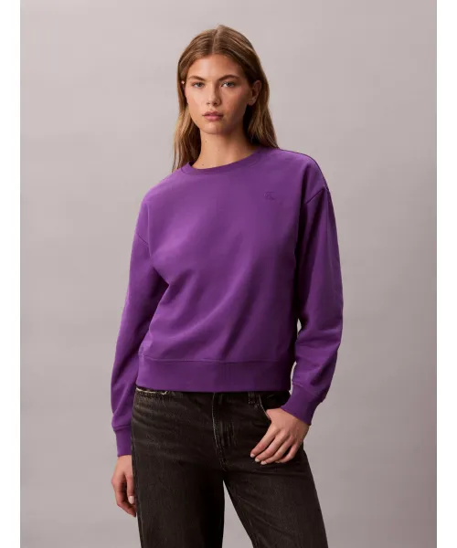 

Толстовка Relaxed fit Calvin Klein Jeans, фиолетовый