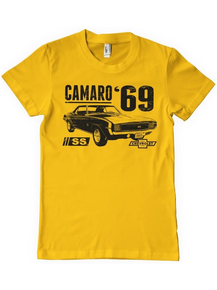 

Футболка Ss 1969 T-Shirt в золоте Camaro, Золотой, Футболка Ss 1969 T-Shirt в золоте Camaro