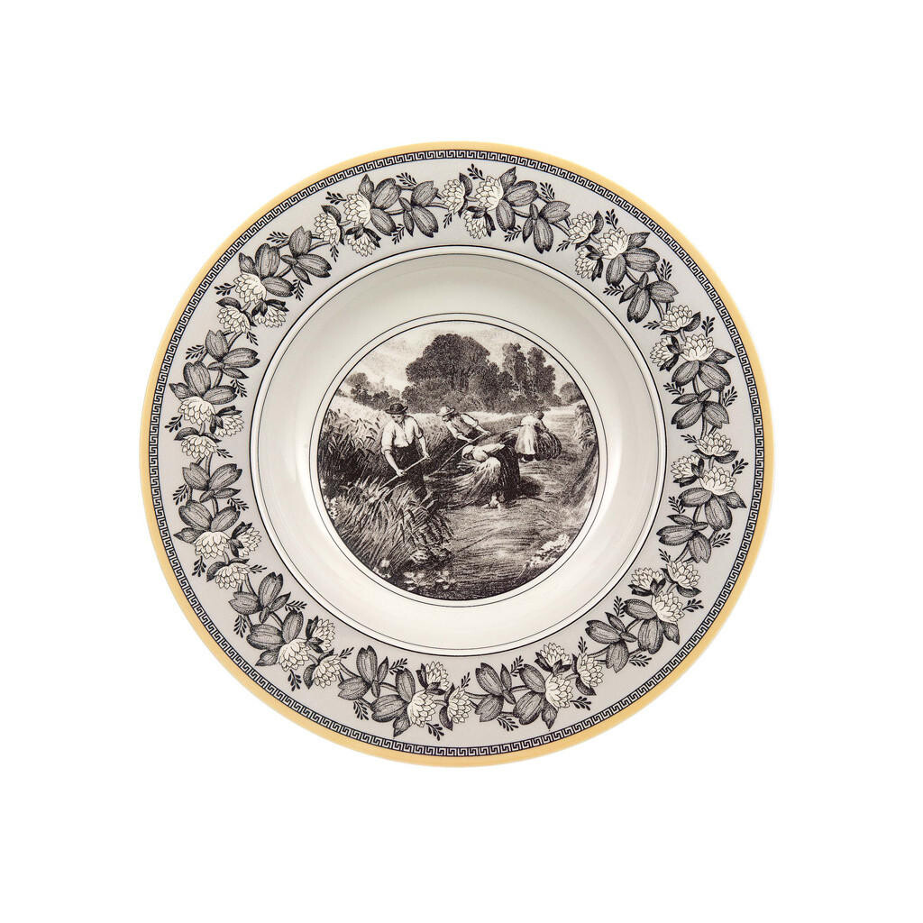 

Суповая тарелка Villeroy & Boch, 24,2 см, белый/серый/желтый