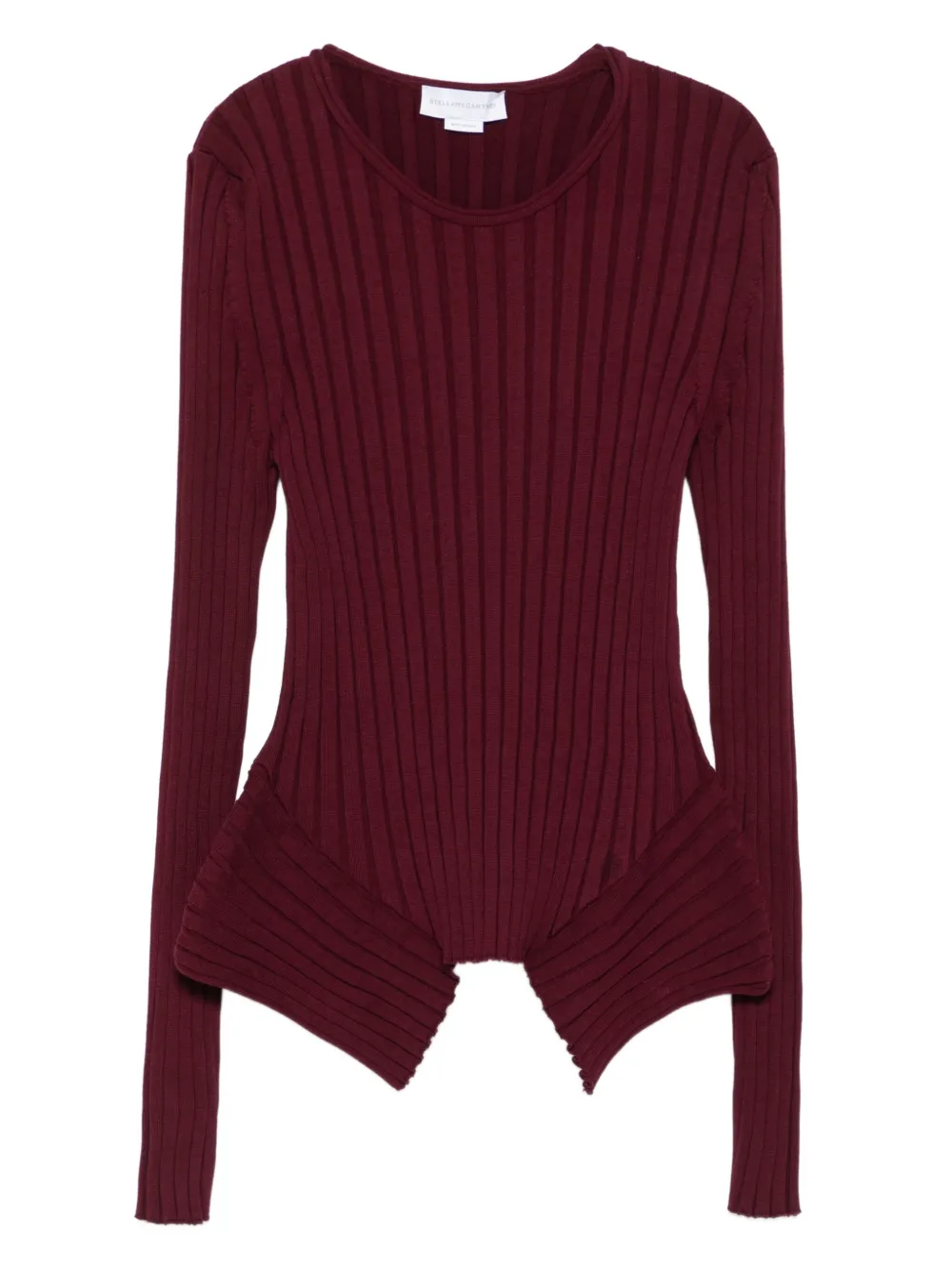 

Ребристый топ STELLA MCCARTNEY, красный
