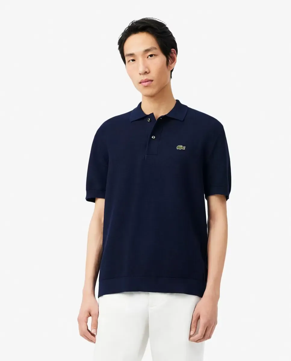 Мужская футболка с коротким рукавом Lacoste, темно-синий