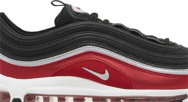 Кроссовки Air Max 97 SE GS 'Black Varsity Red', черный — фото 2