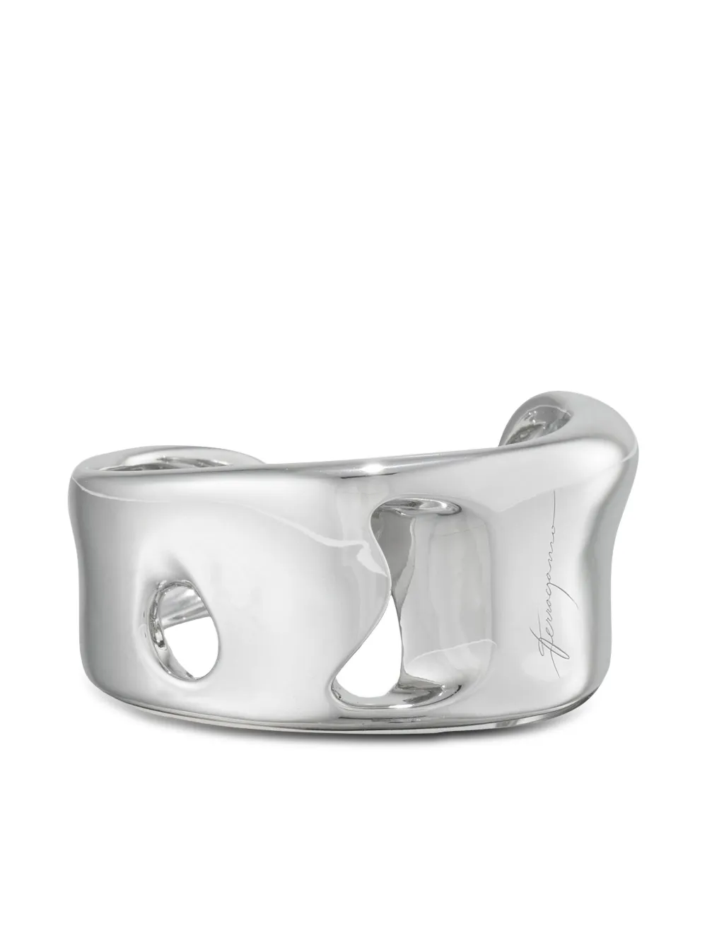 

Браслет Vara среднего размера Ferragamo, серебряный