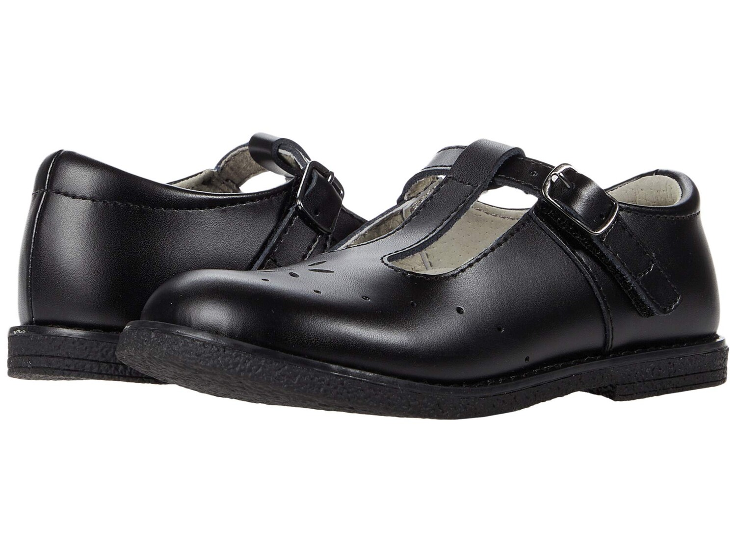 Обувь на низком каблуке FootMates BTS Sherry (Little Kid/Big Kid), черный — фото 2