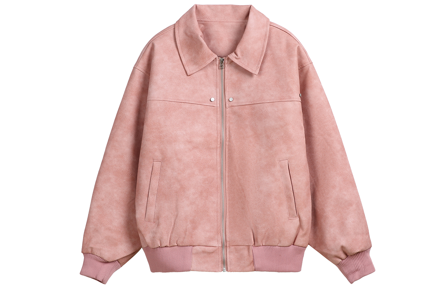 

NANDCHN Кожаная куртка унисекс, Pink