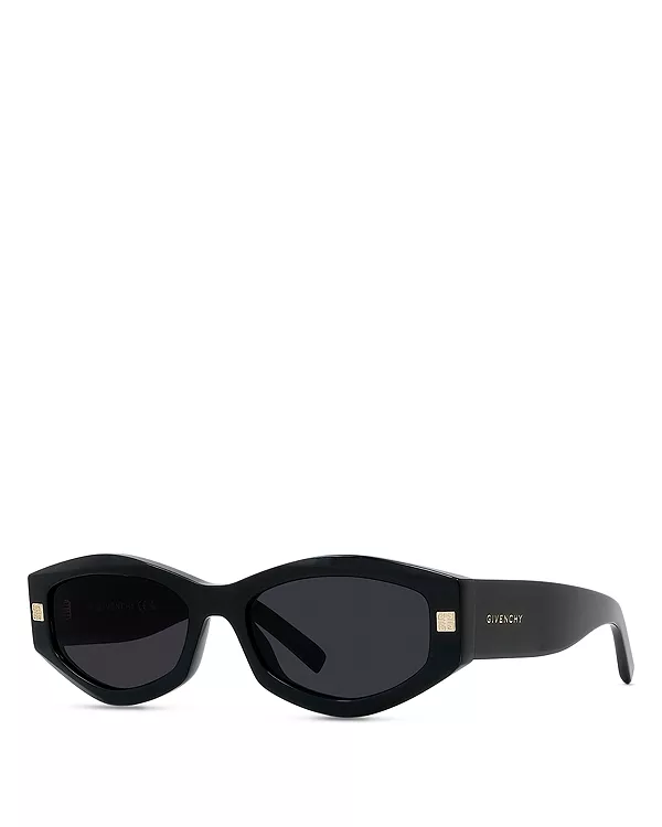 Солнцезащитные очки Gv Day Geometry, 54 мм Givenchy, черный