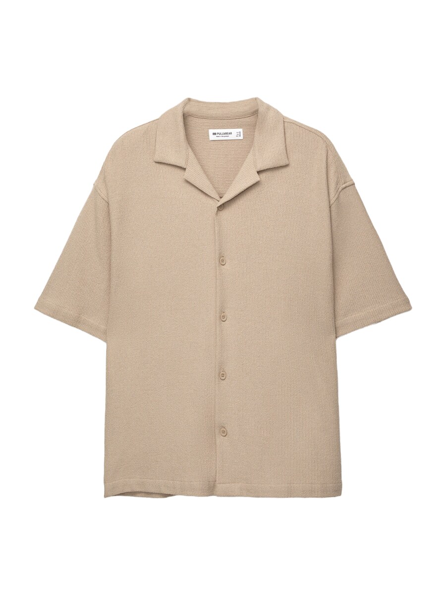 

Рубашка на пуговицах Comfort fit Pull&Bear, цвет Mocha