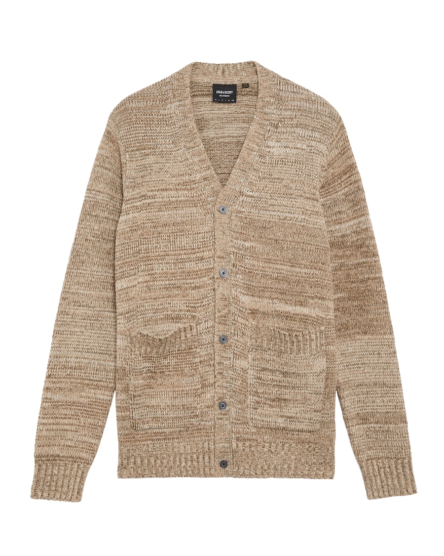 

Вязаный кардиган Lyle & Scott, Mottled Brown