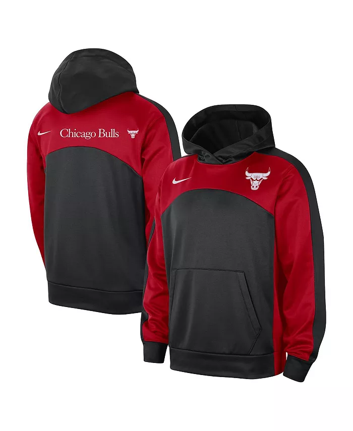 

Мужская черно-красная толстовка с капюшоном Chicago Bulls Authentic Starting Five Force Performance Nike