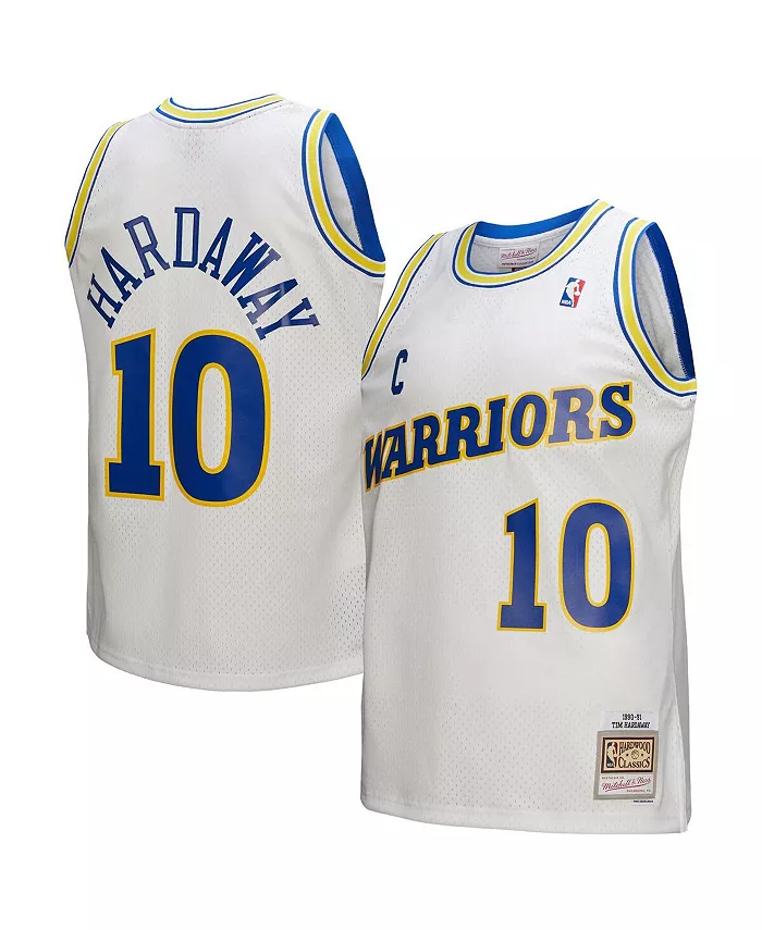 

Мужская майка Tim Hardaway White Golden State Warriors Hardwood Classics 1990/91 Swingman Mitchell & Ness