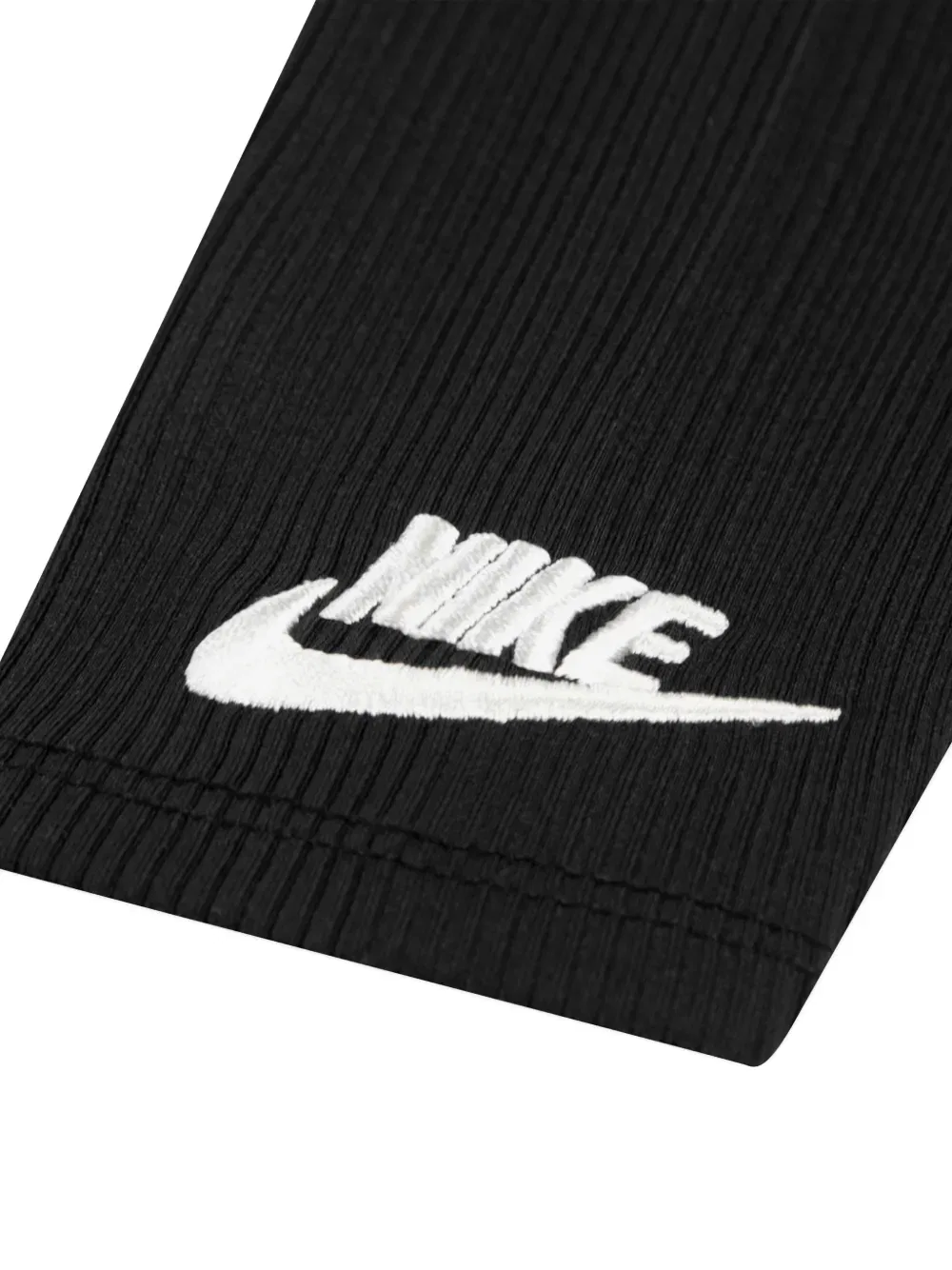 Брючный комплект с логотипом Nike Kids, черный — фото 3